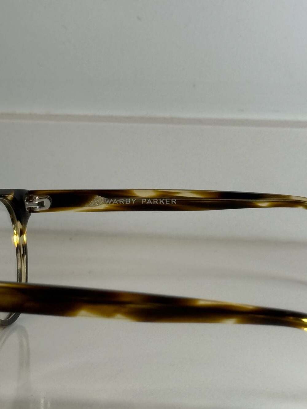 Warby Parker Percey 256 Eyeglasses in Tortoise Striped Sassafras 48-20-140 - Picture 4 of 9